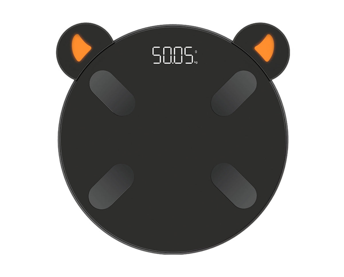 Body Fat Scale with Heart Rate VA Color Digit Screen Body Balance Function Composition Fat Measure Scale
